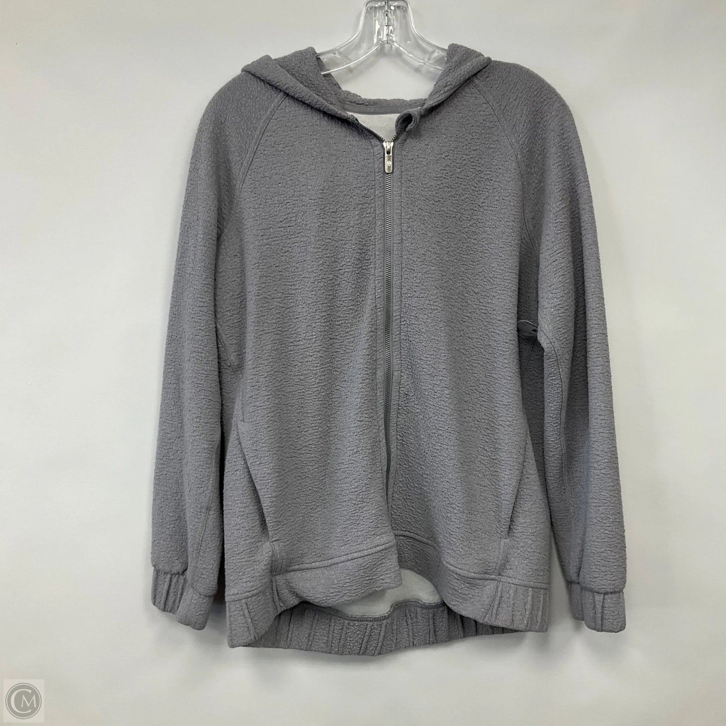 Athletic Jacket By Lululemon In Grey, Size: M