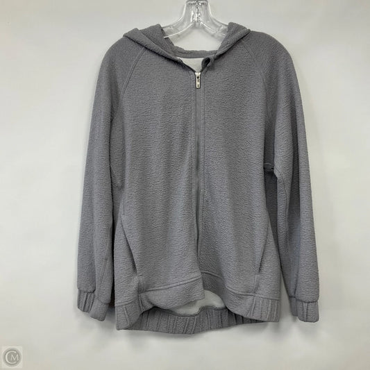 Athletic Jacket By Lululemon In Grey, Size: M