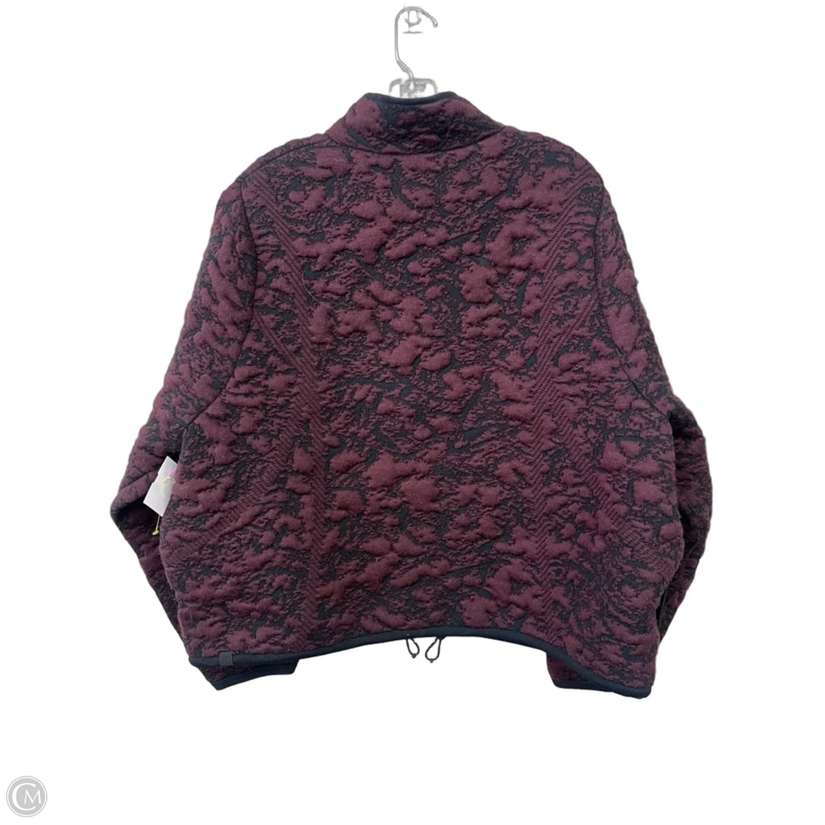 Athletic Jacket By Lululemon In Maroon, Size: 12