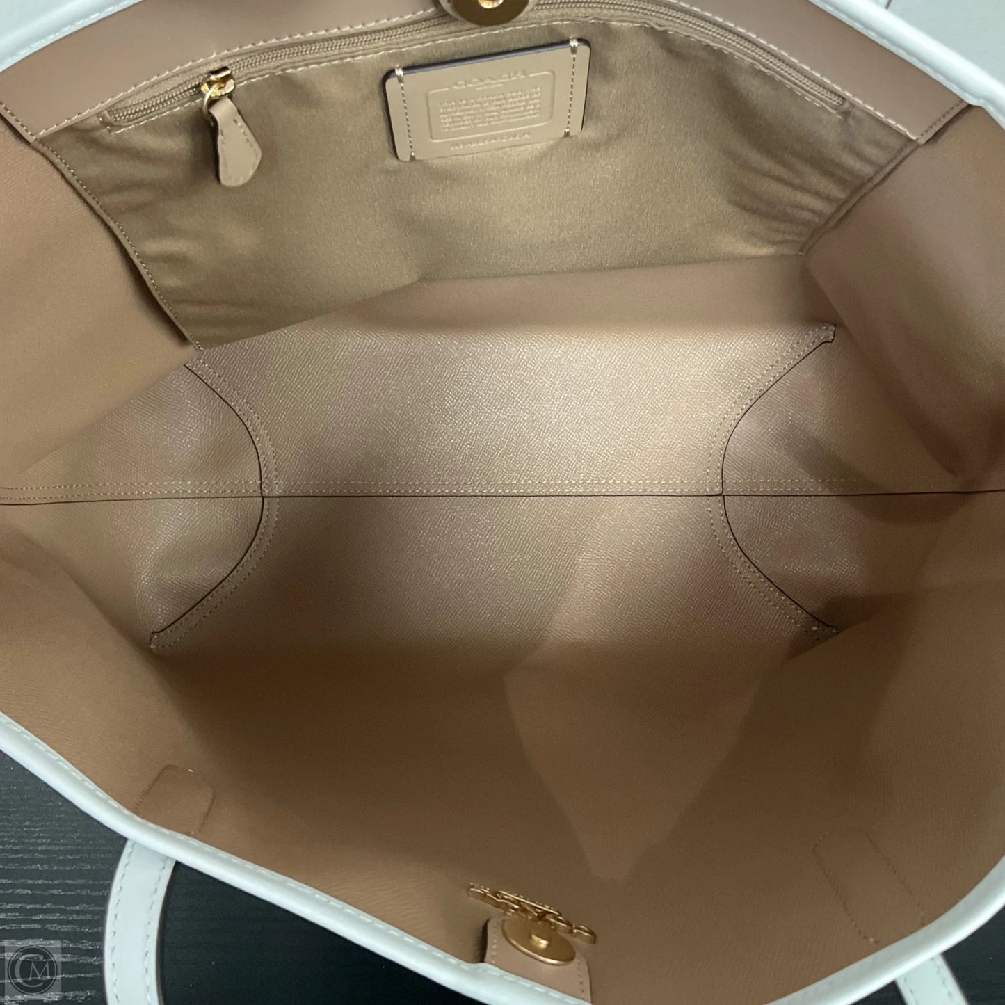 Handbag Designer By Coach, Size: Large