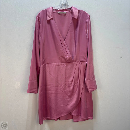 Dress Casual Short By Abercrombie And Fitch In Pink, Size: Xl