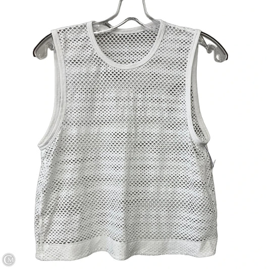 Athletic Tank Top By Lululemon In White, Size: 8