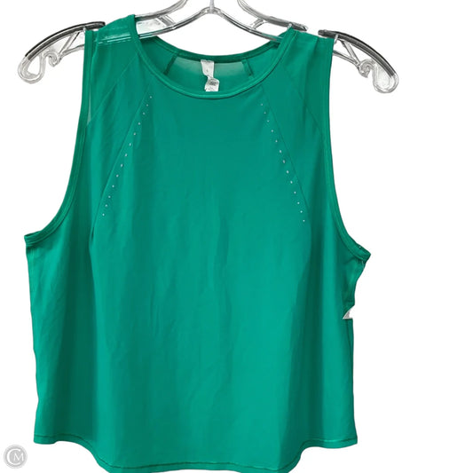 Athletic Tank Top By Lululemon In Green, Size: 6