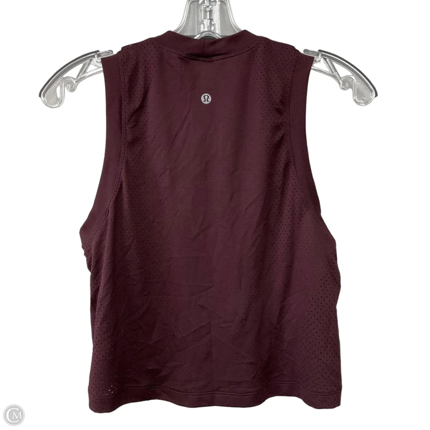Athletic Tank Top By Lululemon In Maroon, Size: 4