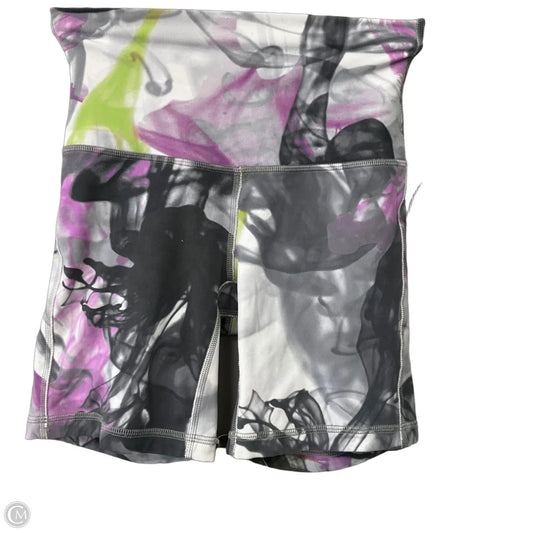 Athletic Shorts By Lululemon In Grey & Purple, Size: 4