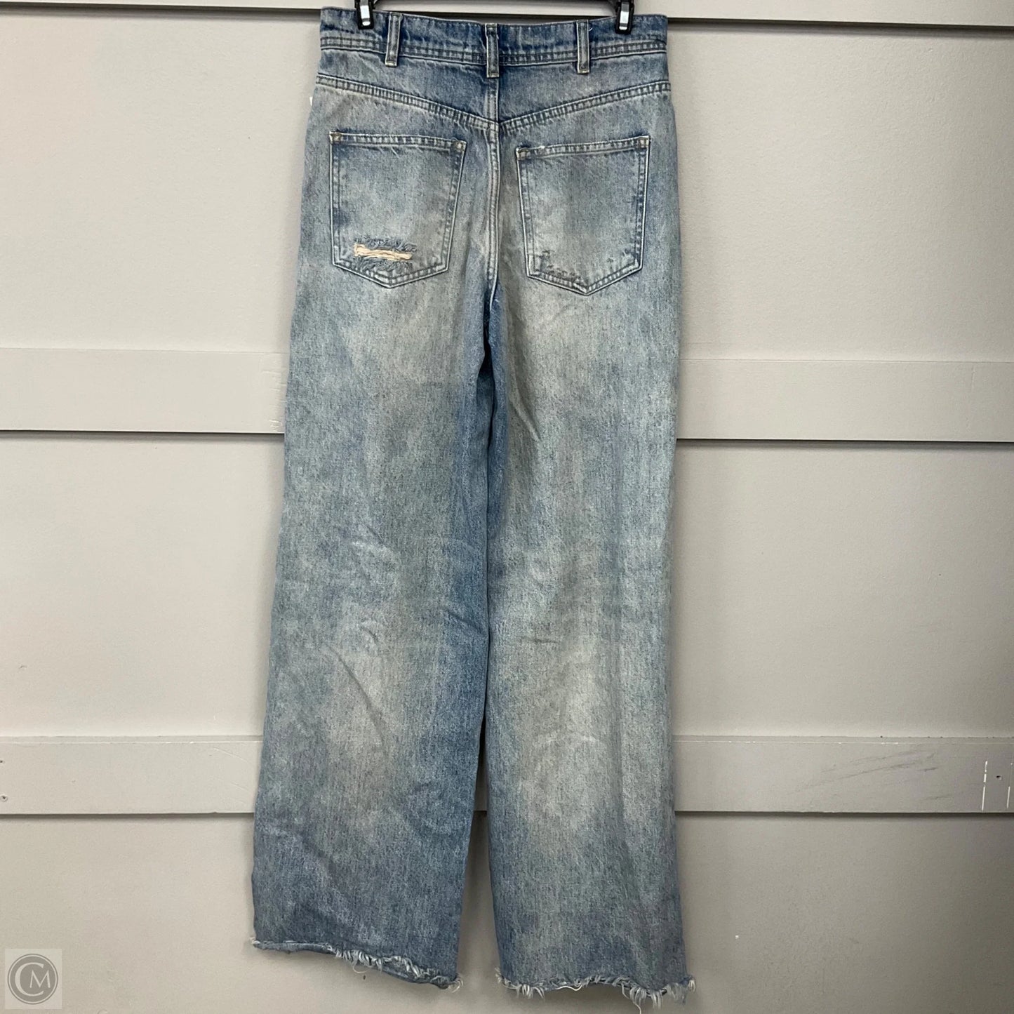 Jeans Wide Leg By We The Free In Blue Denim, Size: 0