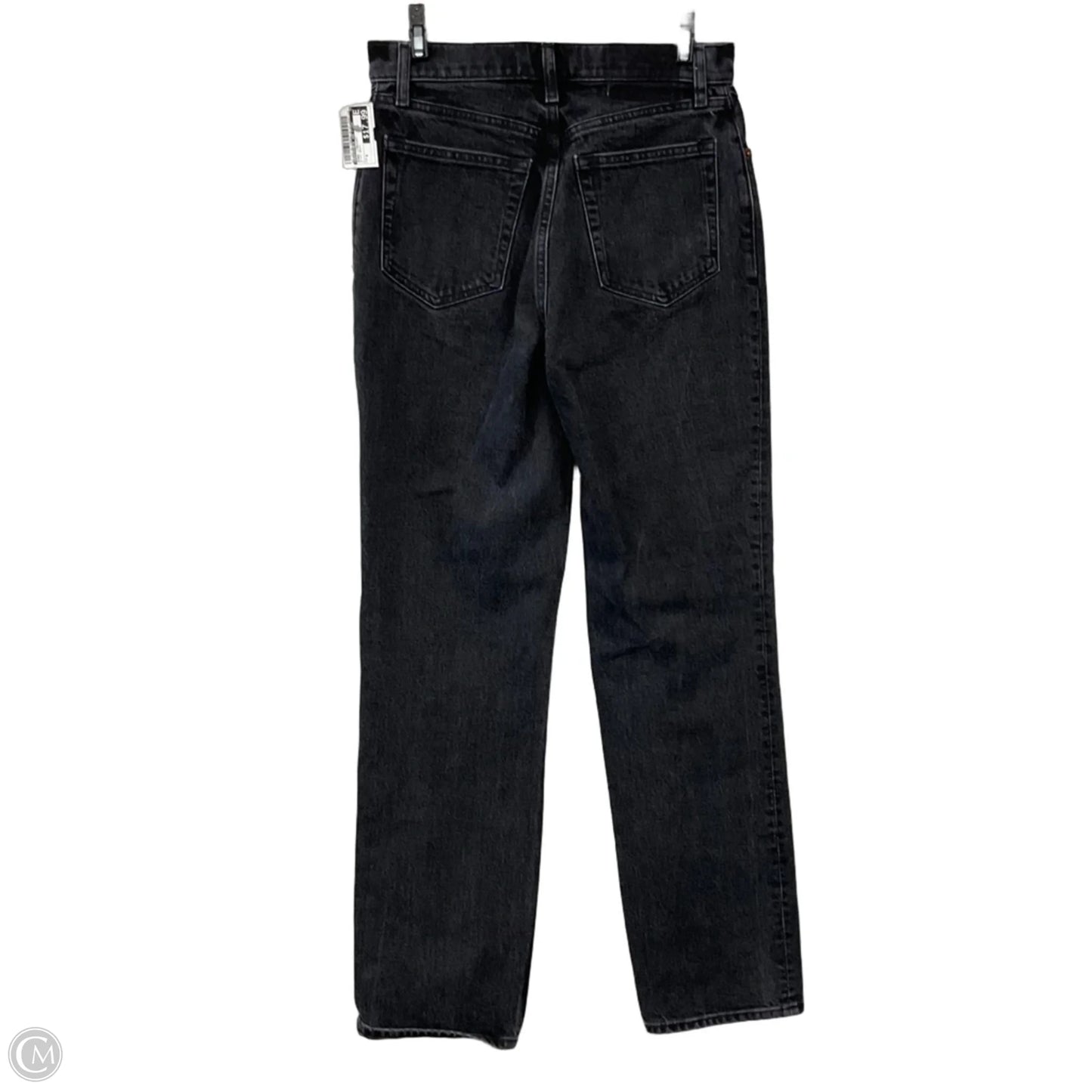 Jeans Straight By Abercrombie And Fitch In Black Denim, Size: 4