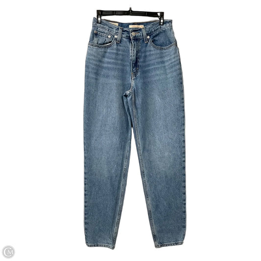 Jeans Straight By Levis In Blue Denim, Size: 4