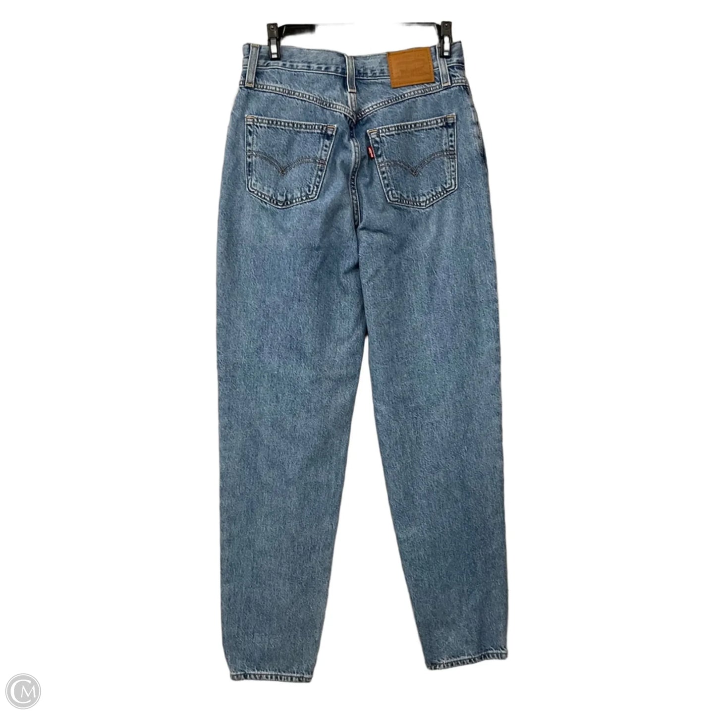 Jeans Straight By Levis In Blue Denim, Size: 4