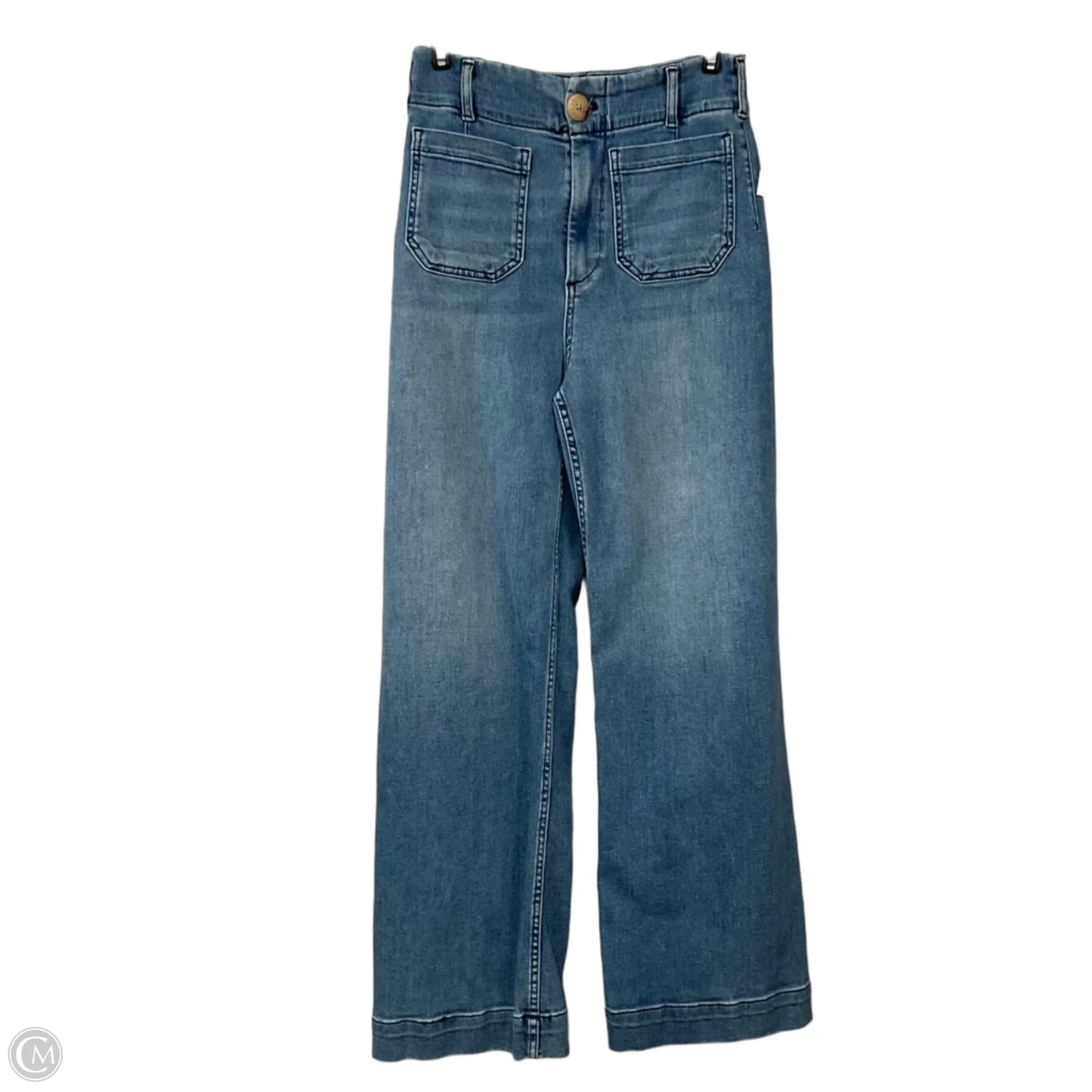 Jeans Wide Leg By Maeve In Blue Denim, Size: 2
