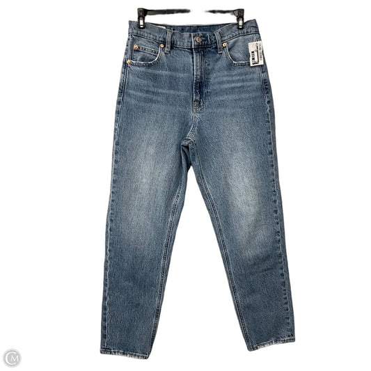 Jeans Straight By Gap In Blue Denim, Size: 4