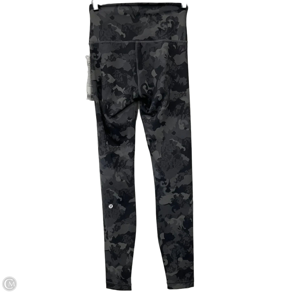 Athletic Leggings By Lululemon In Black & Grey, Size: 4