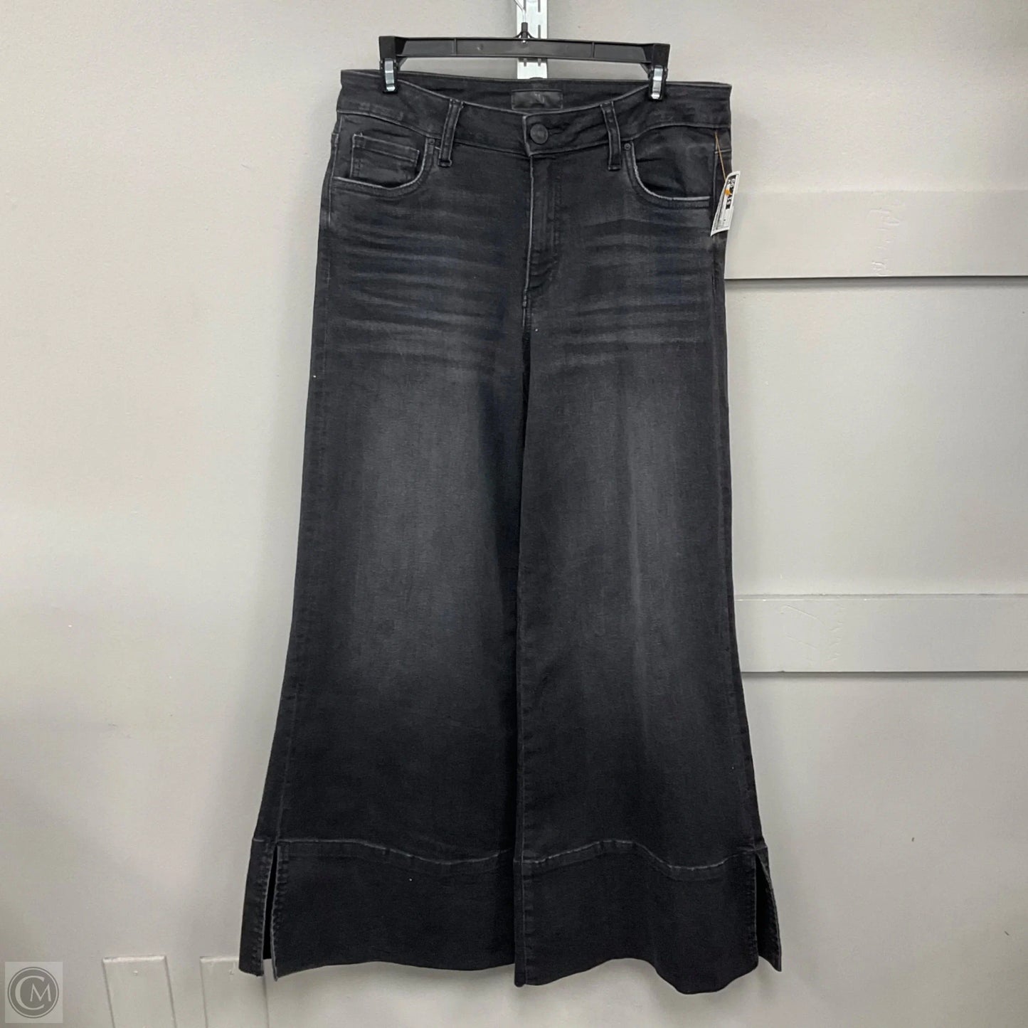 Jeans Wide Leg By Kut In Black, Size: 4