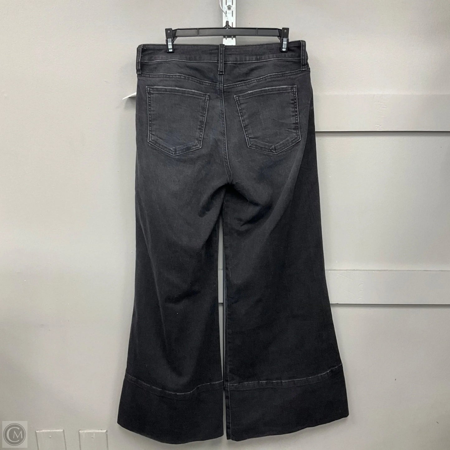 Jeans Wide Leg By Kut In Black, Size: 4