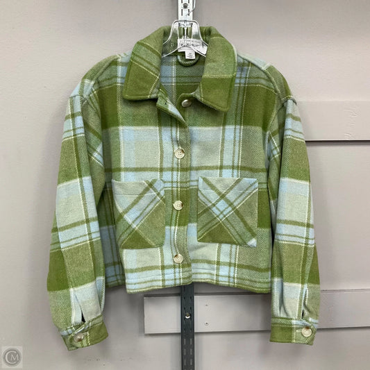 Jacket Shirt By For The Republic In Plaid Pattern, Size: S
