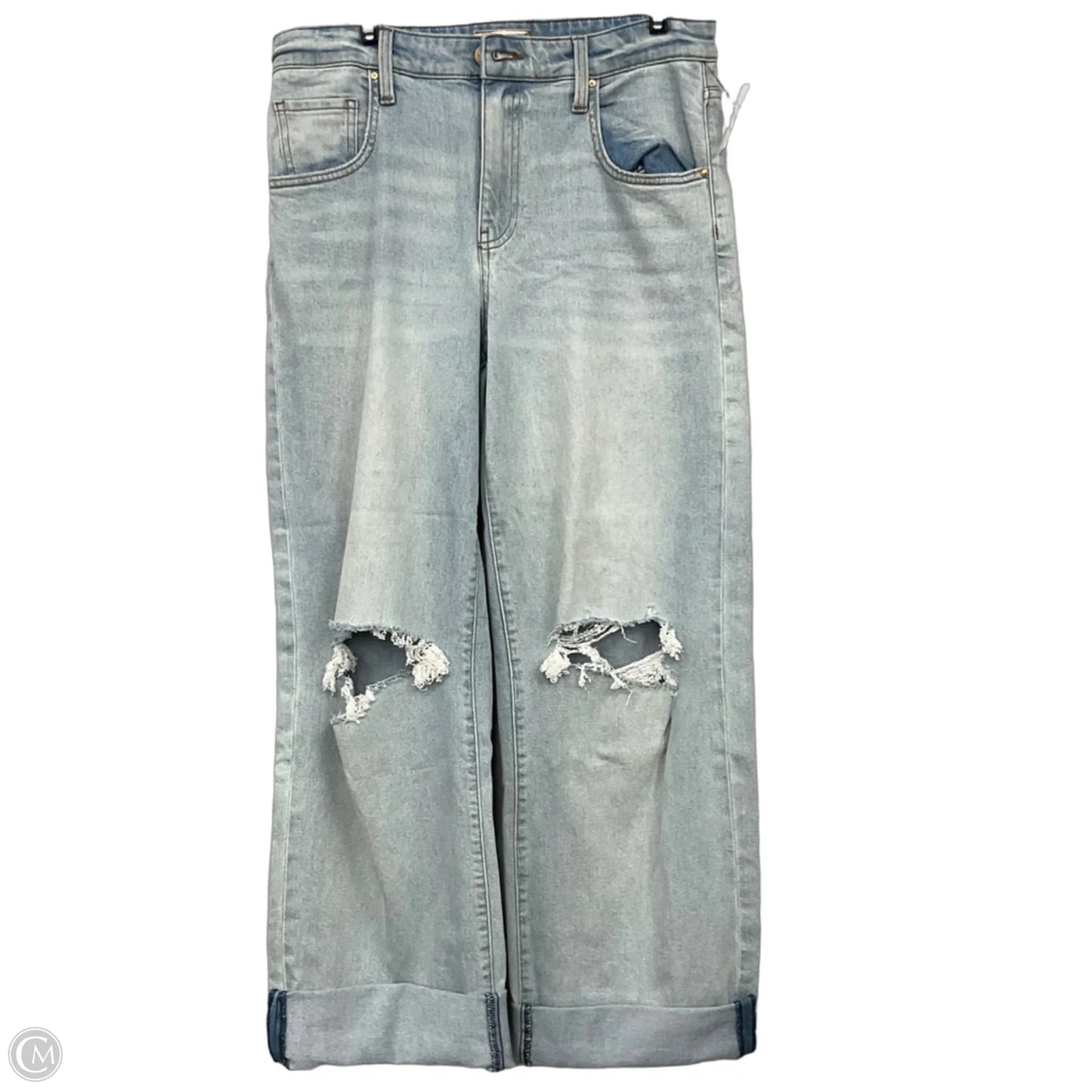 Jeans Wide Leg By Kut In Blue Denim, Size: 4