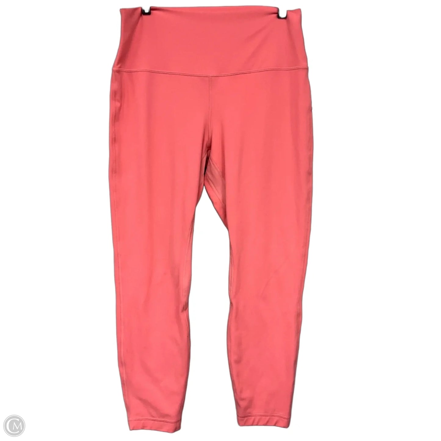 Athletic Leggings By Lululemon In Coral, Size: 12