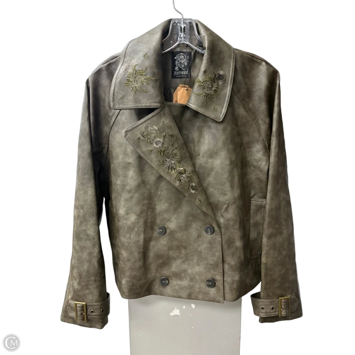 Jacket Moto By Cmc In Green, Size: L