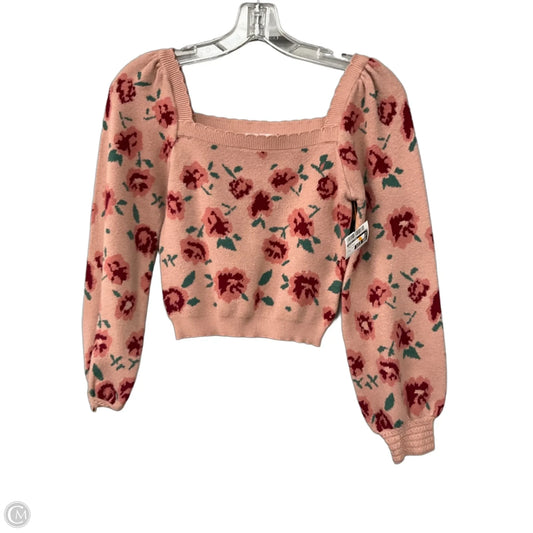 Top Long Sleeve By Willow & Wind In Floral Print, Size: S