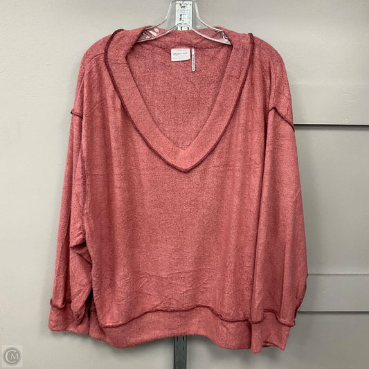 Top Long Sleeve By Out From Under In Mauve, Size: M
