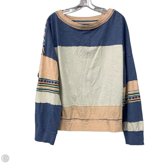Top Long Sleeve In Multi-colored, Size: Xl