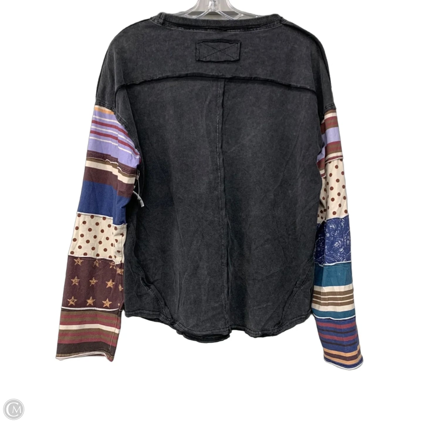 Top Long Sleeve By In Black, Size: Xl