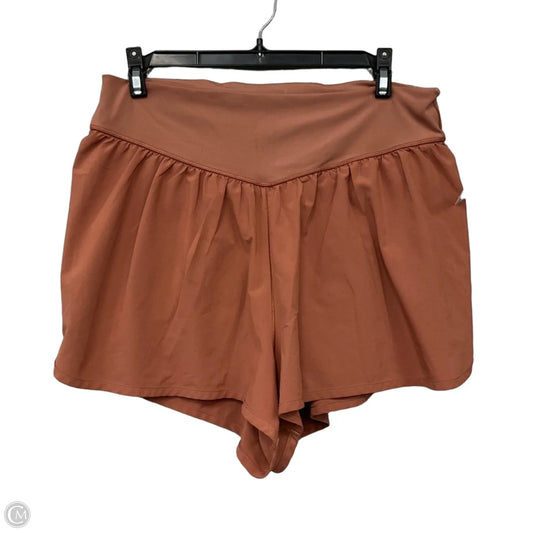 Athletic Shorts By Offline By Aerie In Brown, Size: L