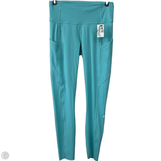 Athletic Leggings By Lululemon In Blue, Size: 4