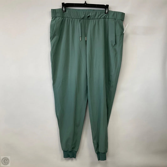 Athletic Pants By Lululemon In Green, Size: 12