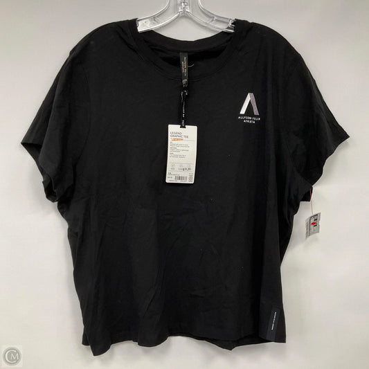 Top Short Sleeve Basic By Athleta In Black, Size: 1x