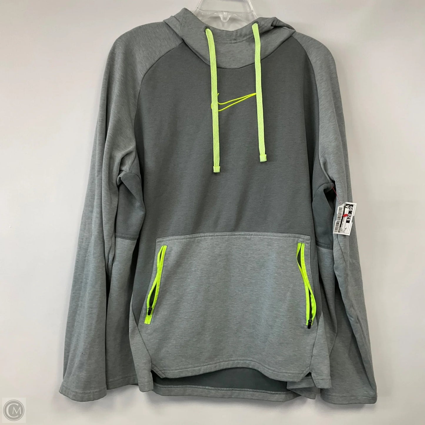 Sweatshirt Hoodie By Nike In Grey, Size: Xl