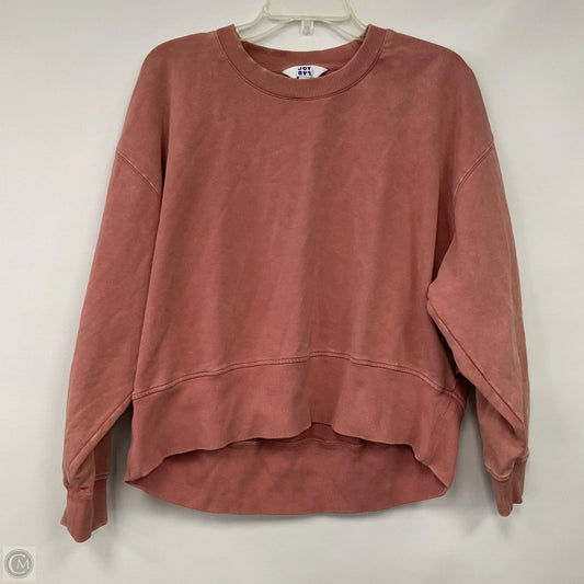 Sweatshirt Crewneck By Joy Lab In Coral, Size: Xl