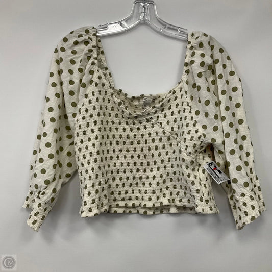 Top Long Sleeve By Cato In Multi-colored, Size: Xl