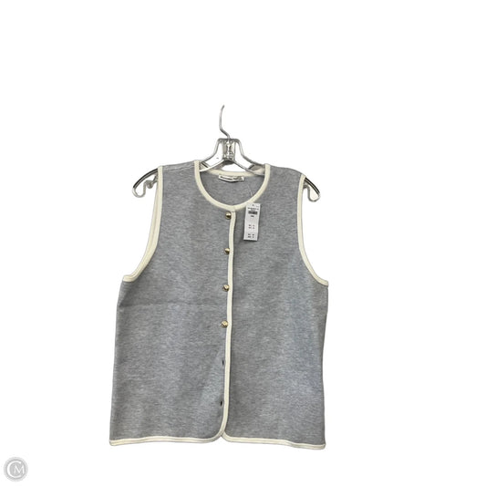 Top Sleeveless By Abercrombie And Fitch In Grey, Size: L