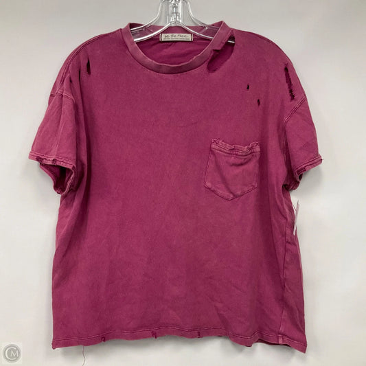 Top Short Sleeve By We The Free In Pink, Size: Xs