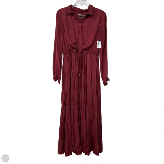 Dress Casual Maxi By Anthropologie In Red, Size: S
