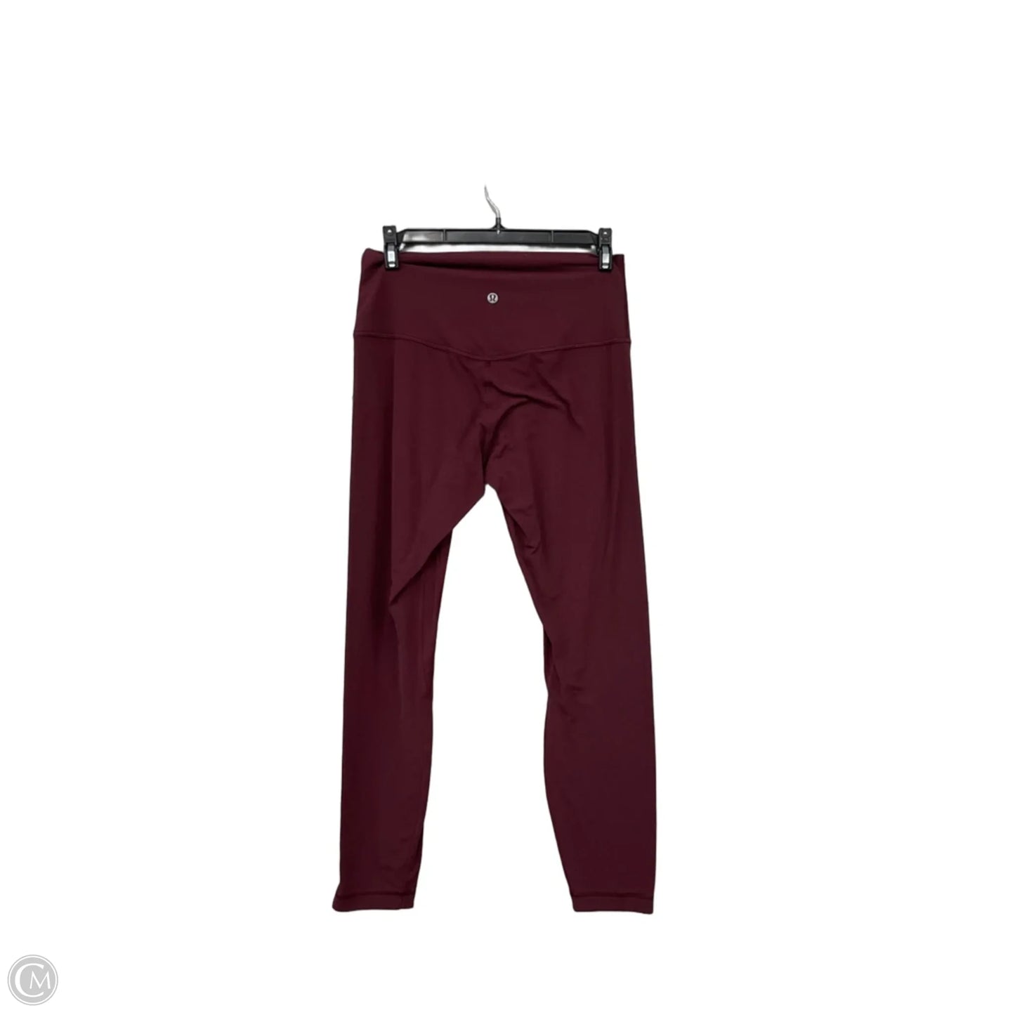 Athletic Leggings By Lululemon In Maroon, Size: 6