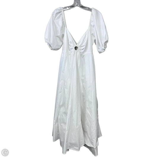 Dress Casual Maxi By Abercrombie And Fitch In White, Size: L