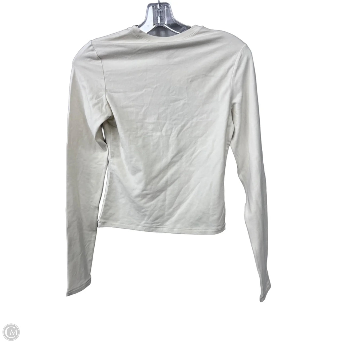 Top Long Sleeve Basic By Skims In Cream, Size: S