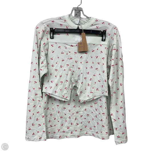 Pajamas 2pc By Skims In Green, Size: Xxs
