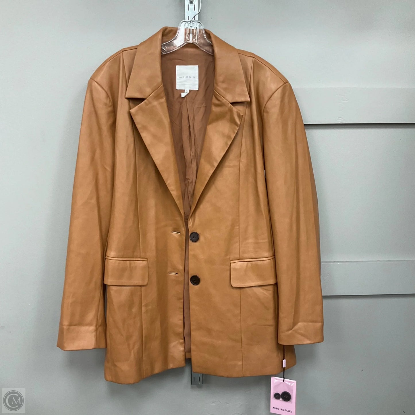 Blazer By Avec Les Filles In Brown, Size: Xl