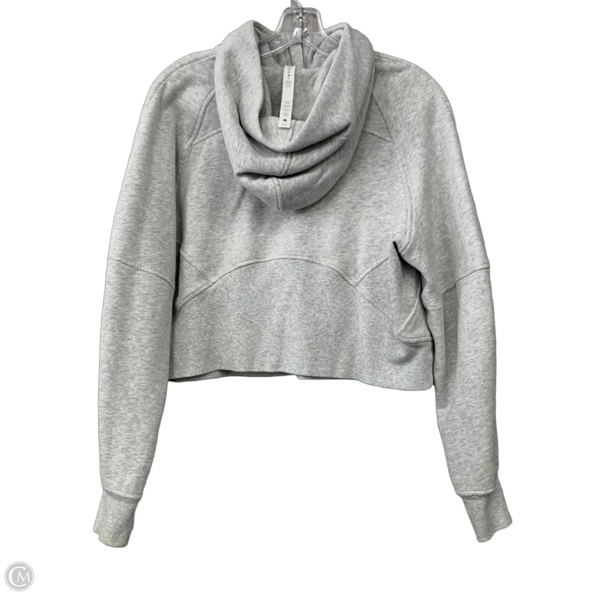 Sweatshirt Hoodie By Lululemon In Grey, Size: S
