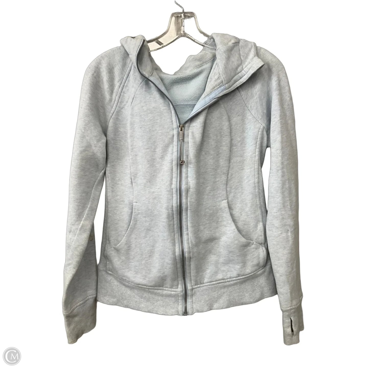Athletic Jacket By Lululemon In Blue, Size: 6