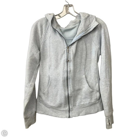 Athletic Jacket By Lululemon In Blue, Size: 6