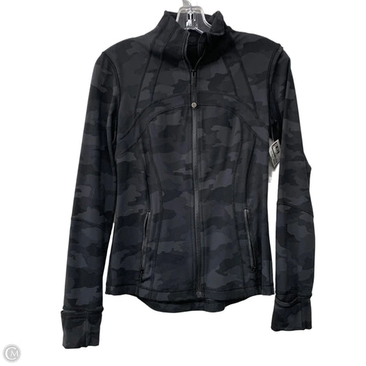 Athletic Jacket By Lululemon In Black, Size: 6