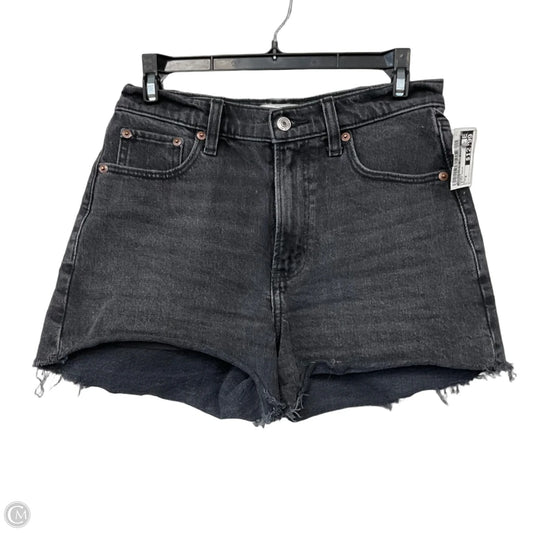 Shorts By Abercrombie And Fitch In Black Denim, Size: 0