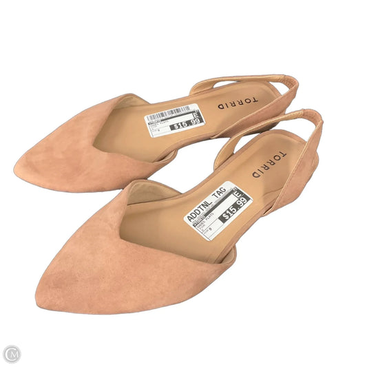 Shoes Flats By Torrid In Pink, Size: 9 wide