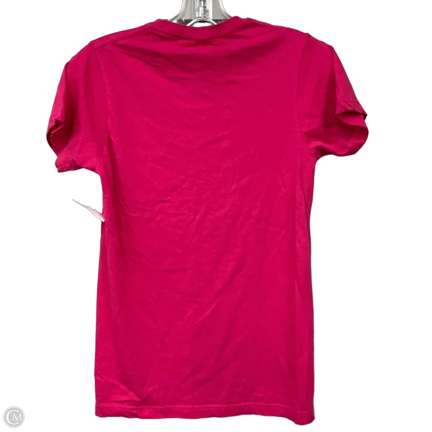 Top Short Sleeve Basic By Cmf In Pink, Size: Xs