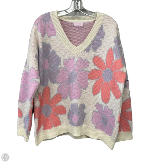 Sweater By Pink Lily In Multi-colored, Size: M
