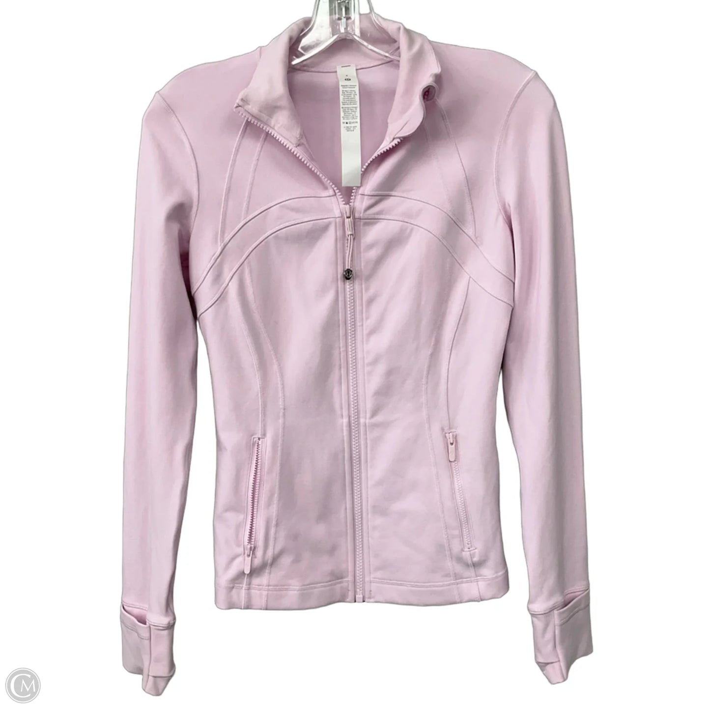 Athletic Jacket By Lululemon In Pink, Size: 4